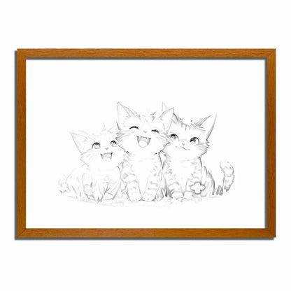 CUTE CATS LED ART