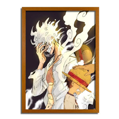 One Piece Young Luffy LED frame