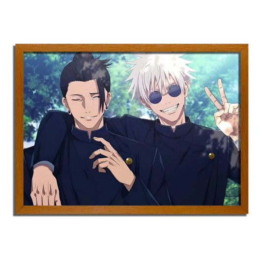 Jujutsu Kaisen Gojo and Geto LED frame