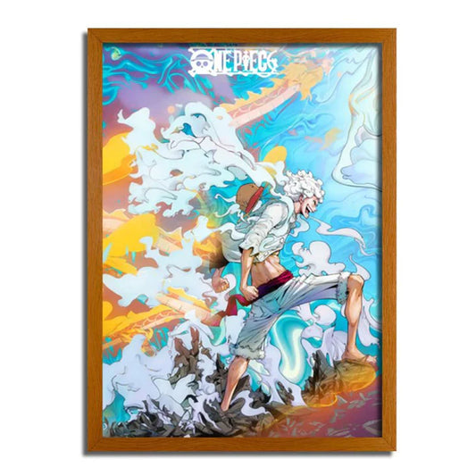 One Piece Young Luffy LED frame