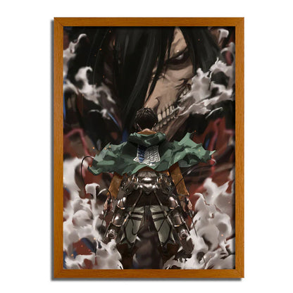 Eren Yeager Transformation Attack on Titan LED Art