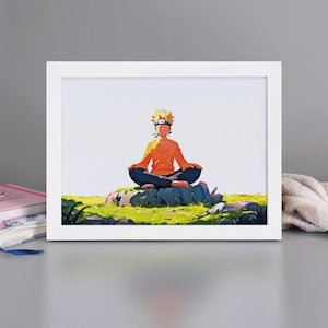 Naruto Uzumaki LED Frame – Anime Light Night Lamp & Picture Frame for Home Decor